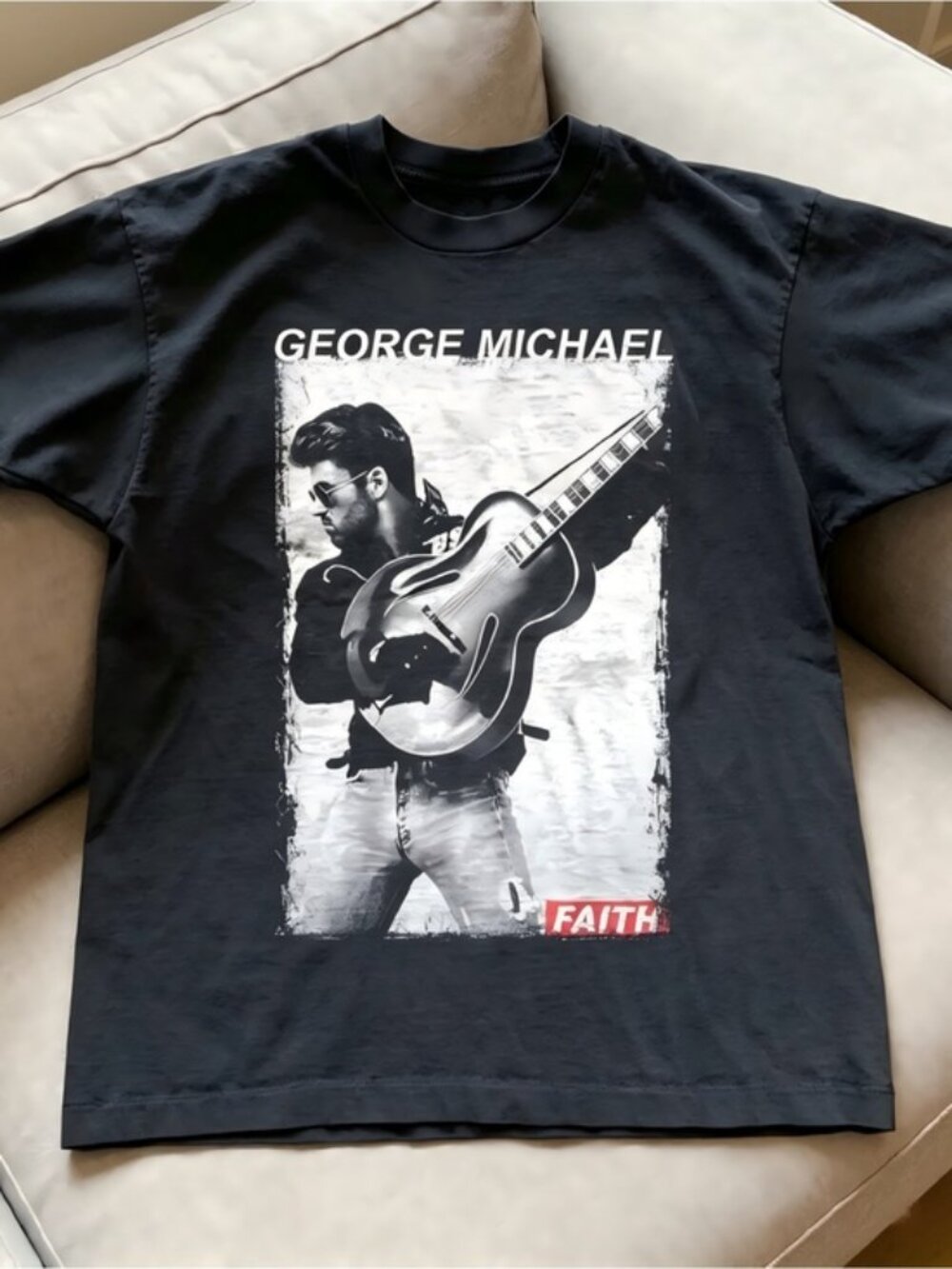 George Michael Faith_ graphic Women Men T-shirt unisex